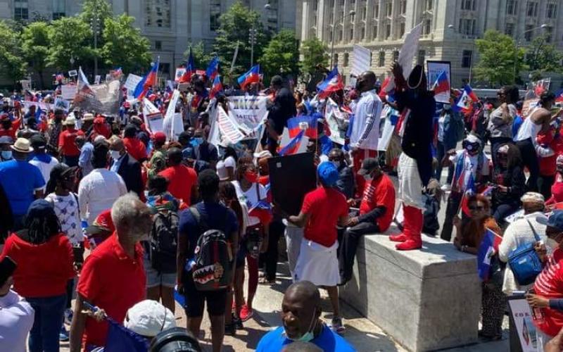 manif de la diaspora à Washington ( archives)