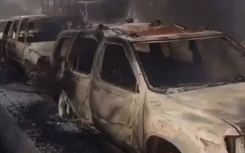 Des vehicules incendiés à Croix-des-Bouquets 