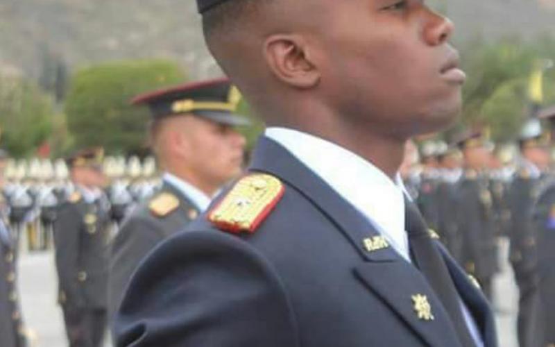 Le chef de l'USGPN, Dimitri Hérard 
