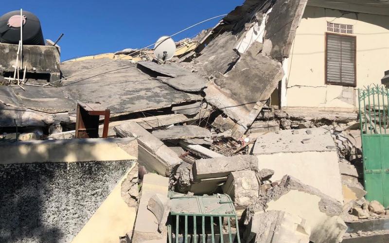 L’évêché des Cayes en ruine