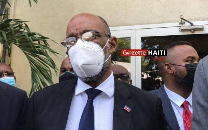 Le Pm  Ariel Henry au Sénat 
