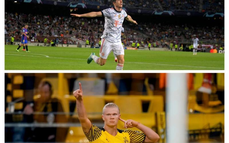 @RobertLewandowski et @ErlingHaaland