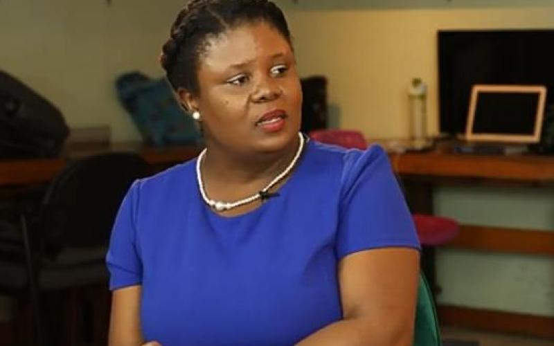 La responsable de programmes du RNDDH Rosy Auguste DUCENA