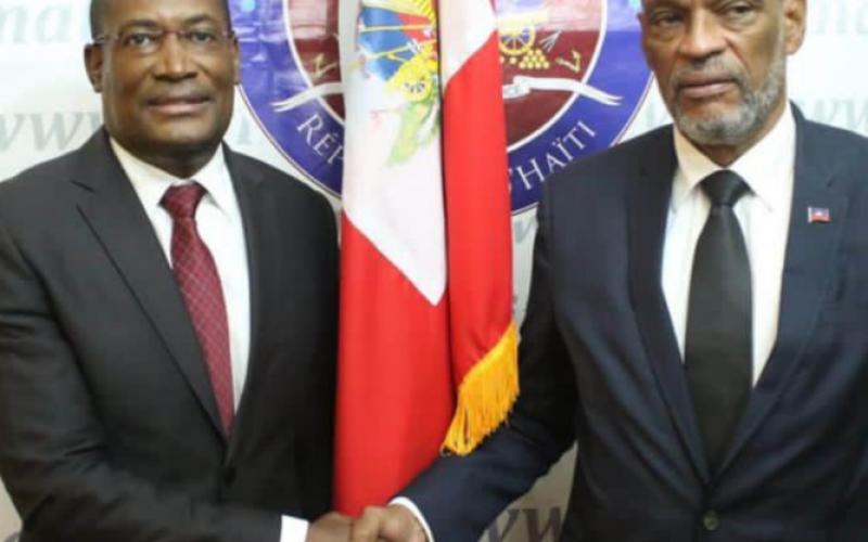 PM Ariel Henry et Dr Josué Pierre Louis 