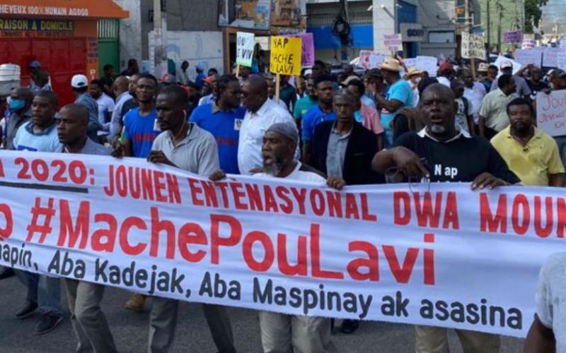 Une marche de Map Mache Pou Lavi( Archives )