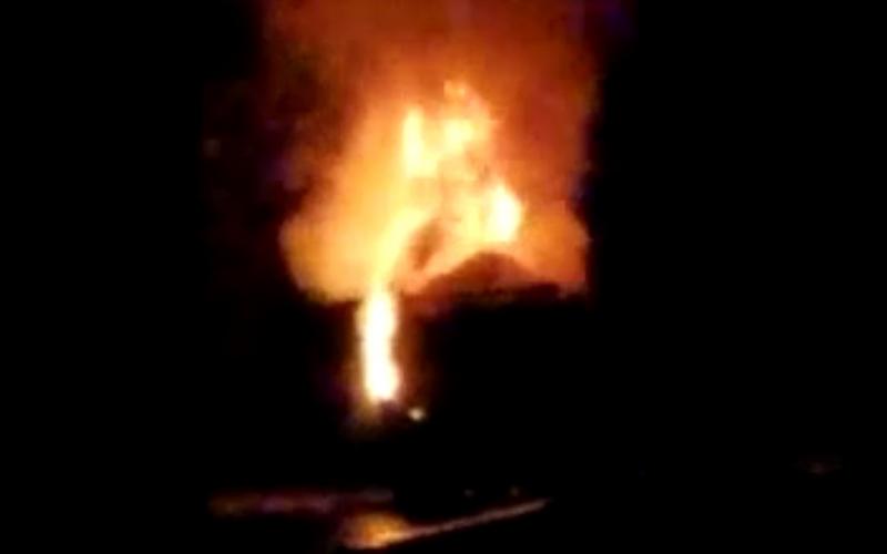 Le Blindé en feu 