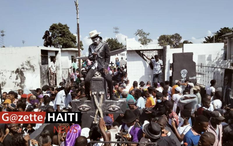 Au cimétière de Port-au-Prince ( Guédés ) 