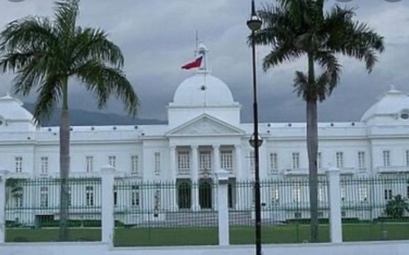 Le Palais National avant le tremblement de terre.