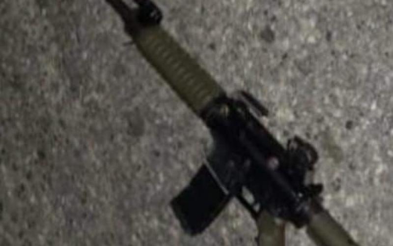 Le fusil du présumé bandit abattu par la police 