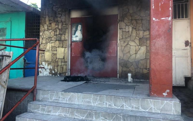 Début d'incendie à Lalma Cosmétique (Gonaïves)