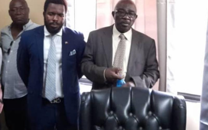 Directeur Général Germain Paulémon et son Adjoint 