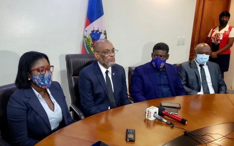 Le PM Ariel Henry en conférence au Cap 