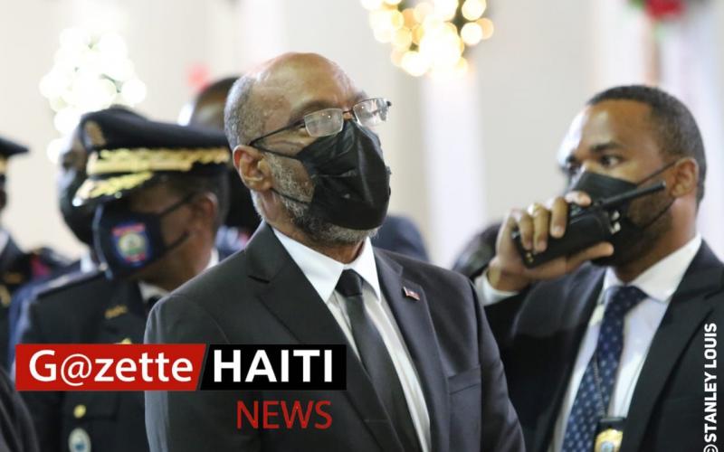 Le Pm  Ariel Henry à la cathédrale des Gonaïves 