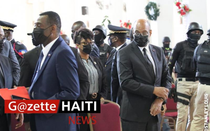 Le Pm Ariel Henry à la Cathédrale des Gonaïves 