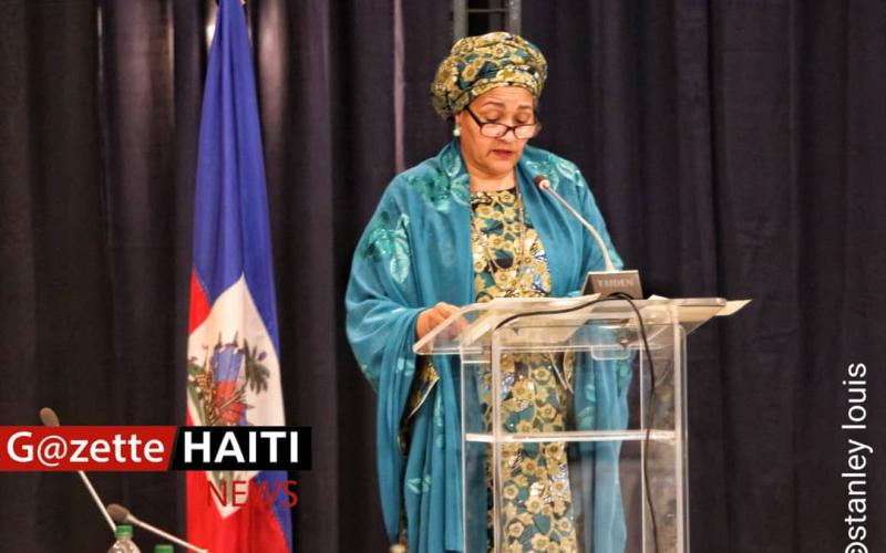 La secrétaire générale adjointe de l'ONU, Amina Mohammed