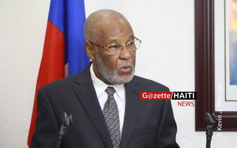 Le chancelier haïtien, Jean Victor Généus