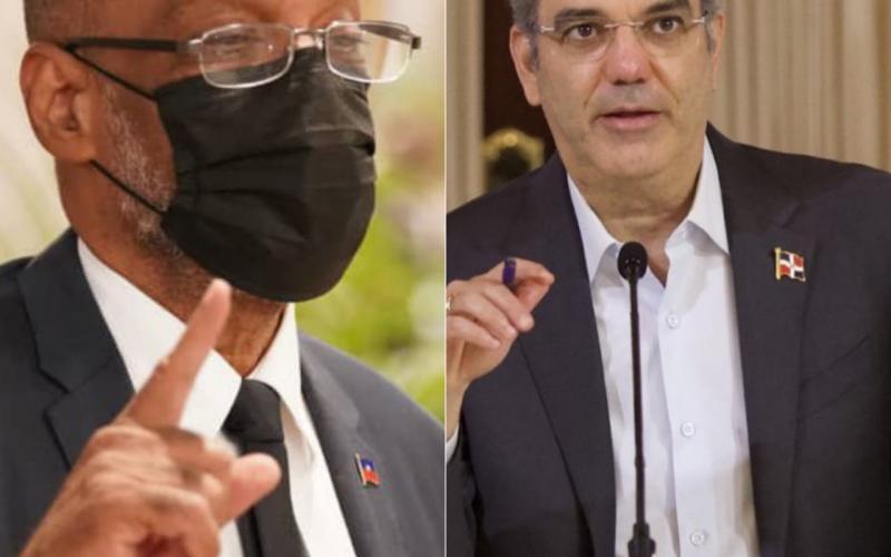 PM Ariel Henry et le président dominicain Luis Abinadier 