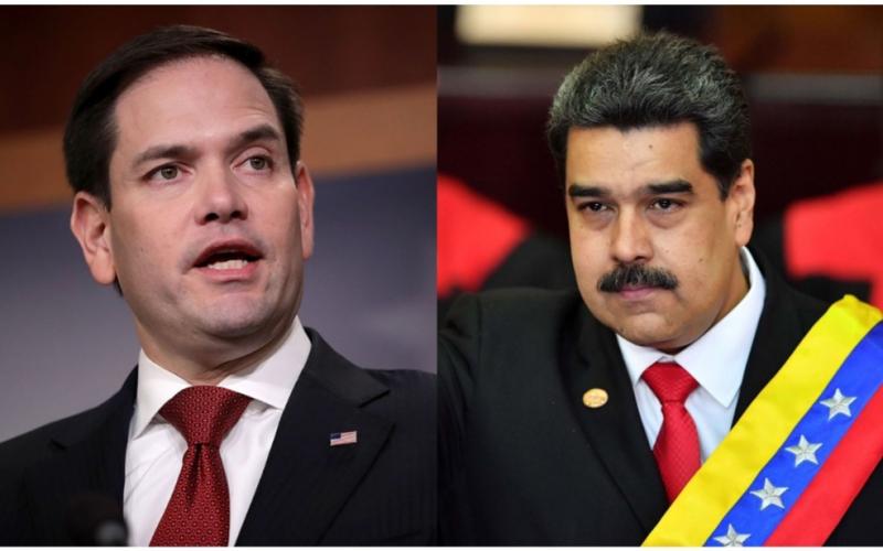 Getty Images : Sen Marco Rubio et Pres Nicolas Maduro