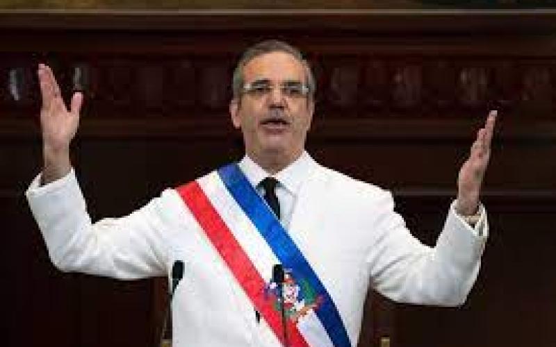 Le président dominicain, Luis Abinader