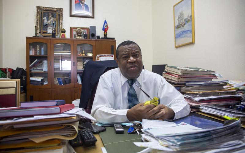 Le DG de (ANH) Jean Wilfrid Bertrand