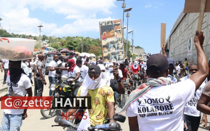 Une vue de la marche à Delmas 