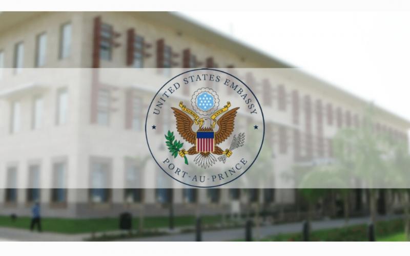 L’ambassade des États-Unis à Port-au-Prince Logo