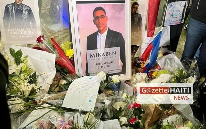 Hommage à Mikaben devant l'Accor Arena 