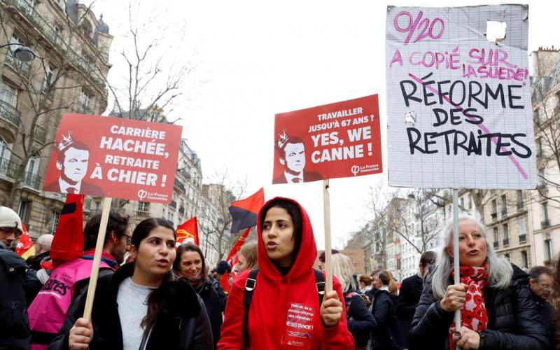 Manif contre la retraite ( archives )