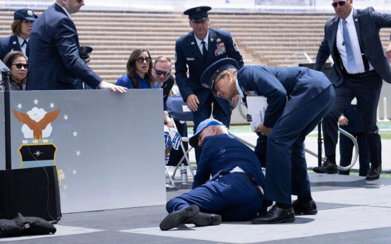 Joe Biden chute 