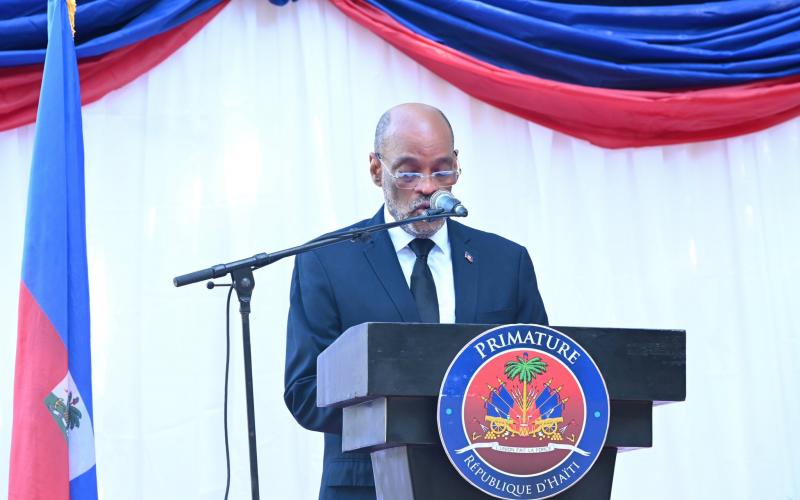 Ariel Henry, premier ministre 
