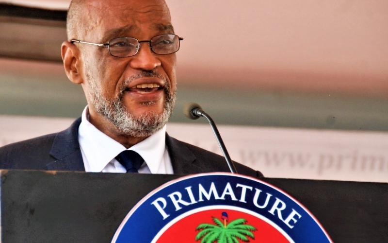Ariel Henry, premier ministre 