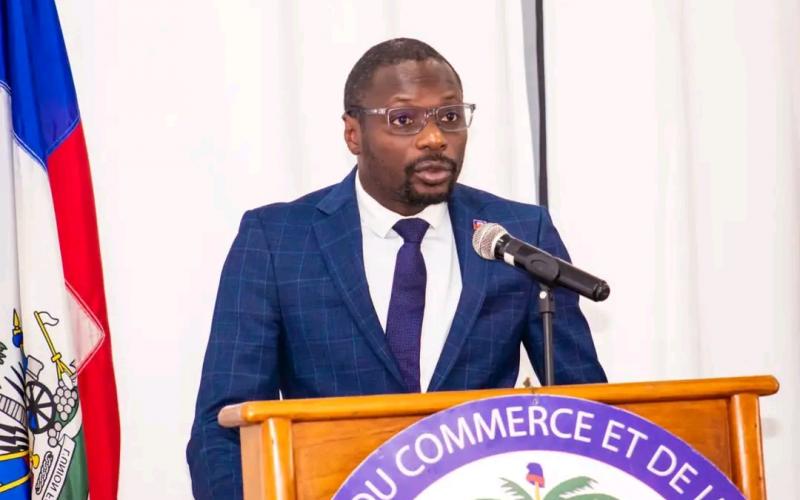 Le Ministre du Commerce et de l’Industrie James Monazard