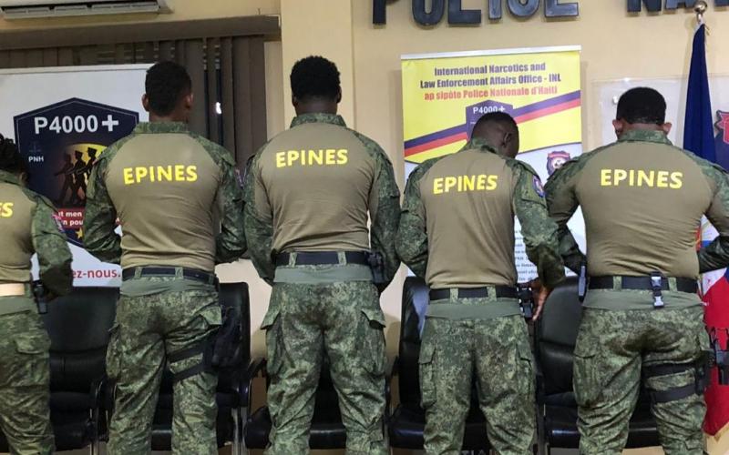 La PNH présente le nouvel uniforme de l’unité spécialisée « ÉPINES »