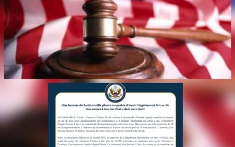 Une résidente de Floride plaide coupable aux États-Unis