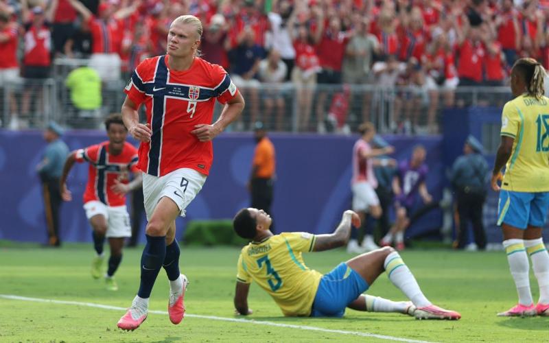 Haaland élimine le Brésil et propulse la Norvège en 1/4 de finale du Mondial