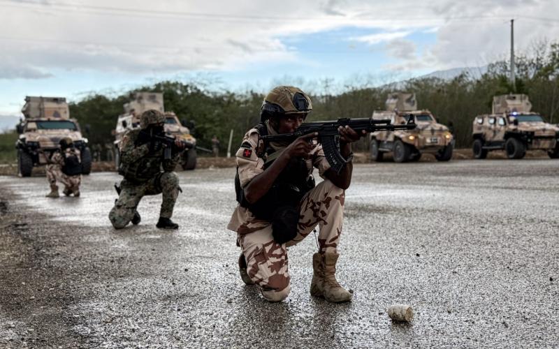 Trois bandits armés tués lors d'une opération de la Force de Répression des Gangs