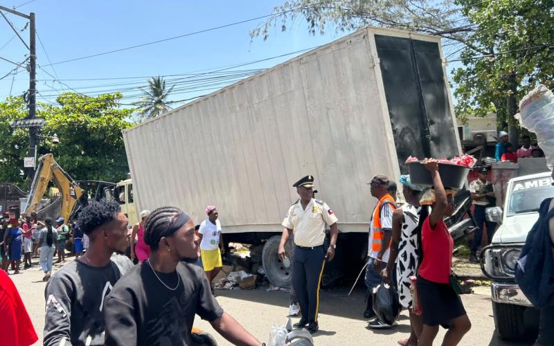 2 marchandes tuées dans un accident à Petion-Ville au « marché Telele »