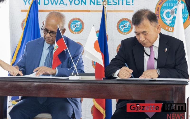 Le Japon et l’OEA signent un accord visant à renforcer le service d’identification nationale en Haïti