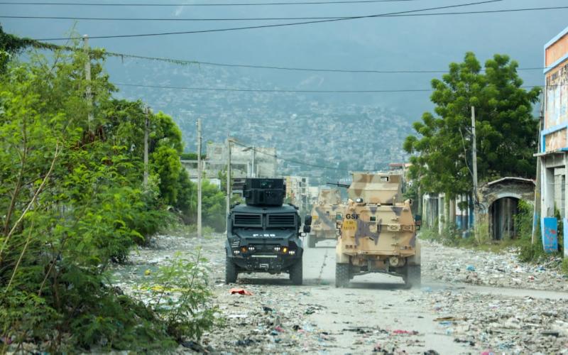 La FRG investit le centre-ville de Port-au-Prince 
