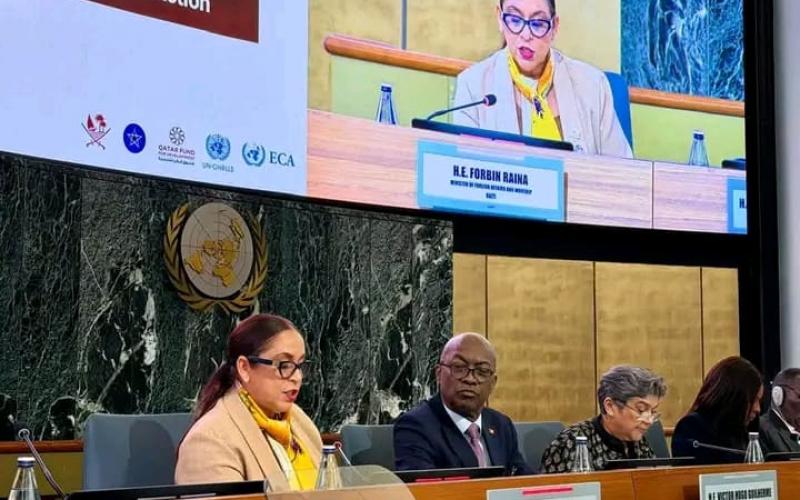 Raina Forbin appelle l’Afrique à renforcer son soutien aux priorités d’Haïti