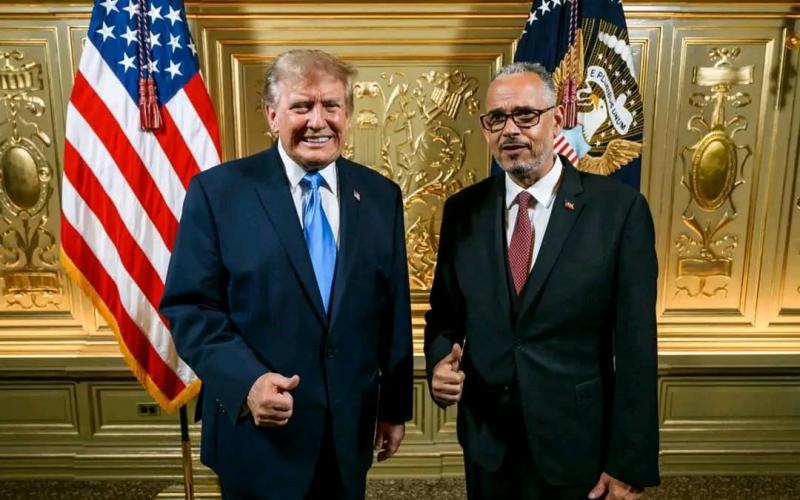 Le Premier ministre Alix Didier Fils-Aimé échange avec le président américain Donald Trump à New York