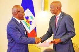 President Jovenel Moise et PM Joseph Jouthe 