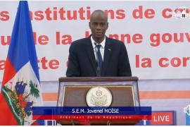 Jovenel Moise à la BRH ce mardi 