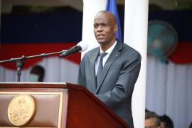 Jovenel Moise, au Palais le 18 nov 2020
