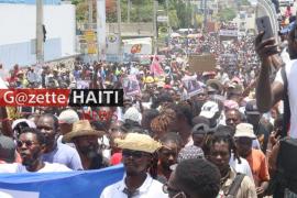 Une vue de la foule à Delmas 