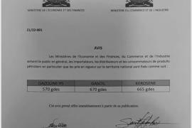 Communiqué officiel 