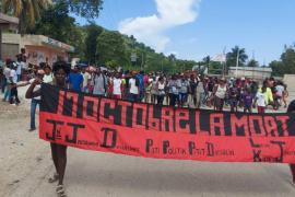 Manifestation à Miragoâne 