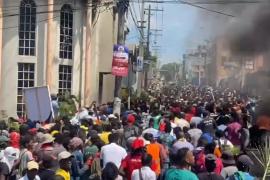 Manif à Pétion Ville 