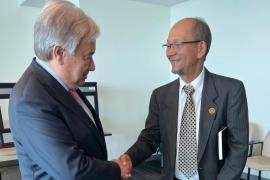 Rencontre entre Conseiller Président Leslie Voltaire et le SG de l’ONU Antonio Guterres 