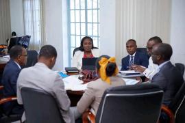 Sandra Paulemon rencontre les membres de la commission de réforme des finances publiques et de gouvernance économique 